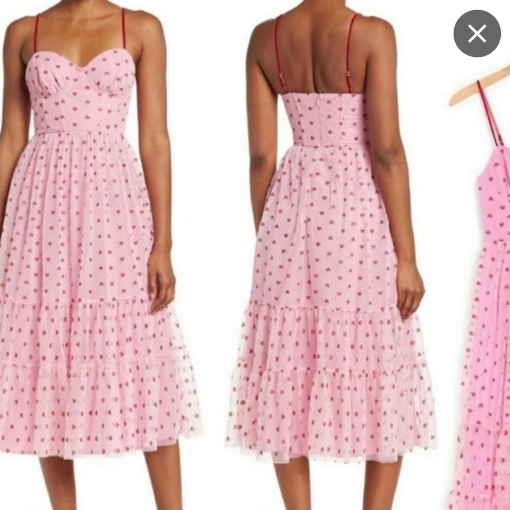 💗💓💖Betsey Johnson Tierred Heart Dress💖💓💗